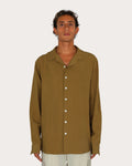 Camicia Bowling in Cupro