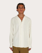 Camicia Bowling in Cupro