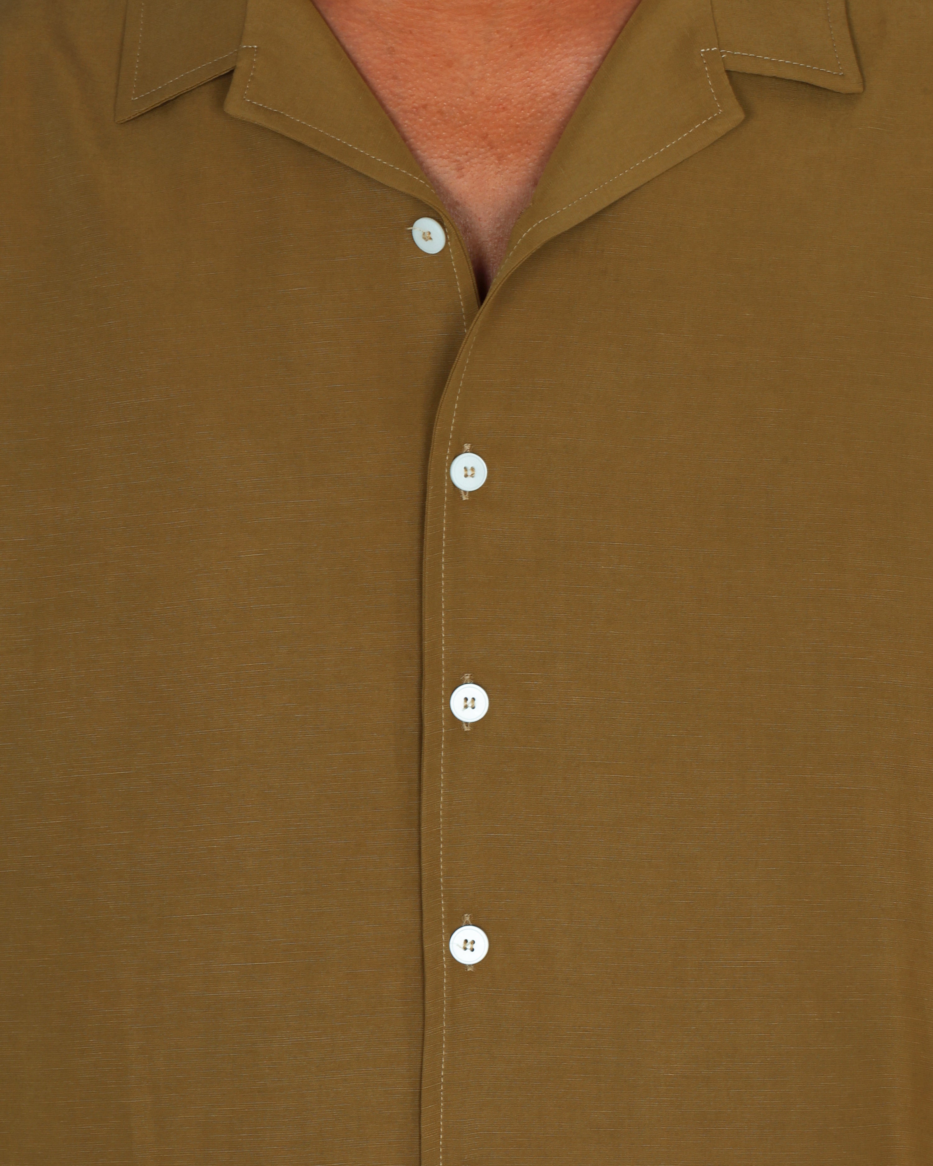 Camicia Bowling in Cupro