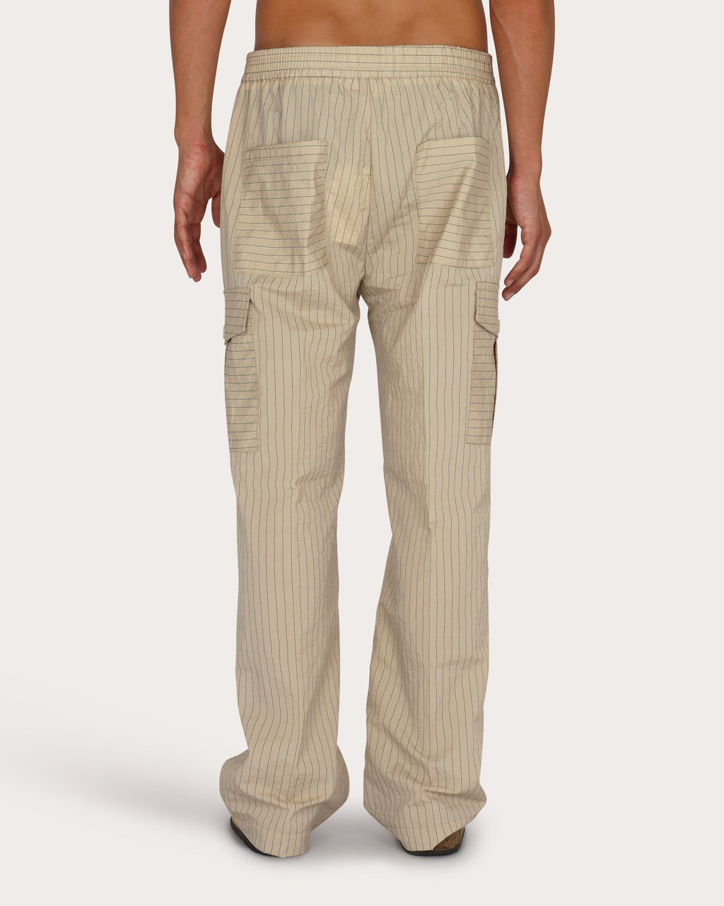 Pantalone Cargo in Seersucker
