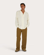 Camicia Bowling in Cupro